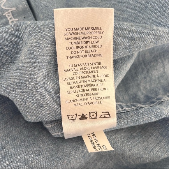 Travis Mathew Eagle Pride Patriotic Button Down Shirt Size Medium - Picture 10 of 10